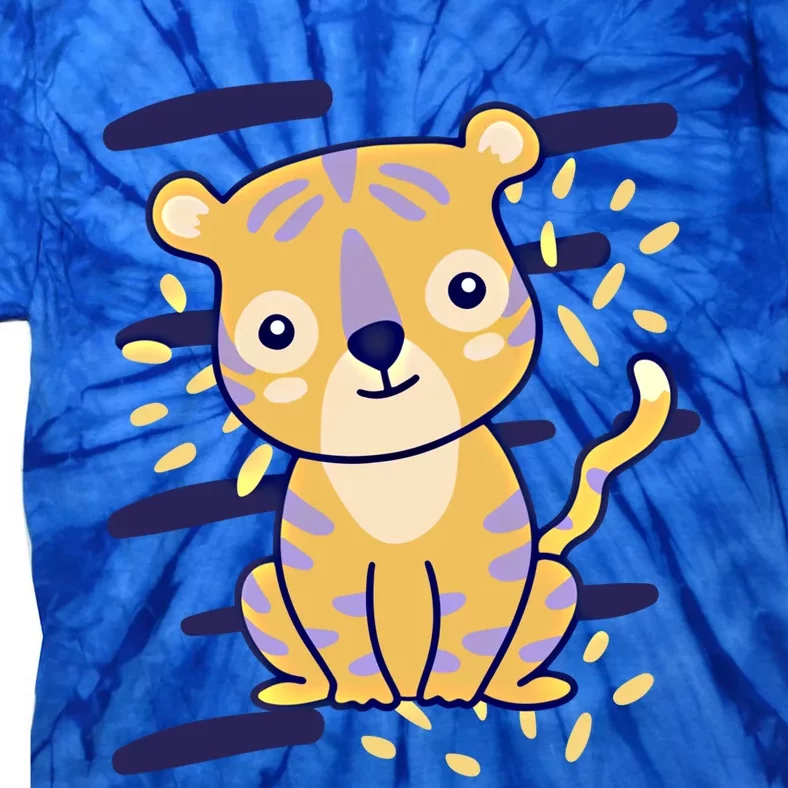 Cute Tiger Gift Tie-Dye T-Shirt