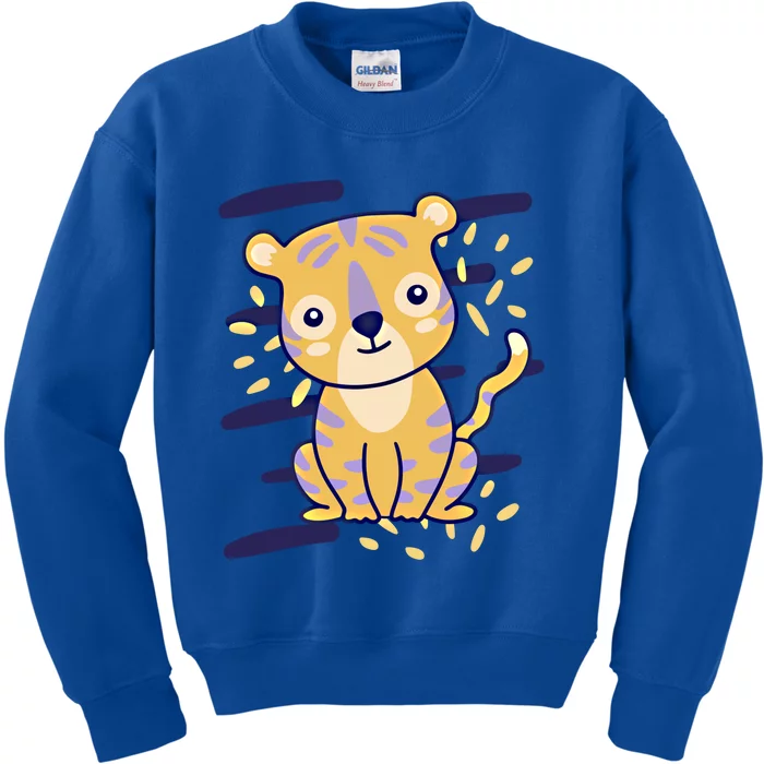 Cute Tiger Gift Kids Sweatshirt