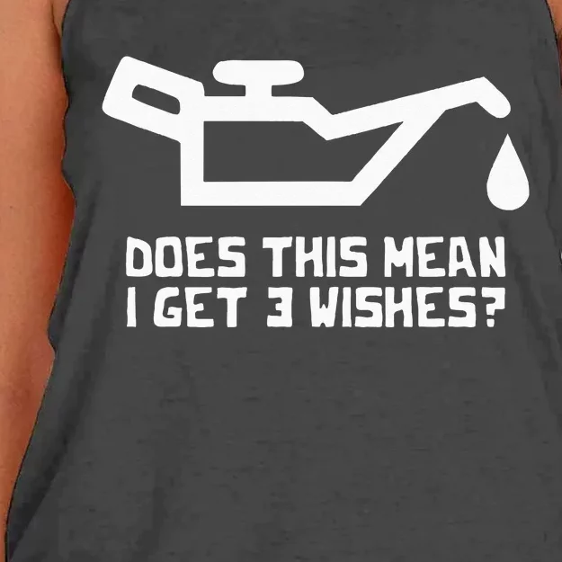 Car Tuning Greaser Engineer Mech Funny Mechanic Women's Knotted Racerback Tank