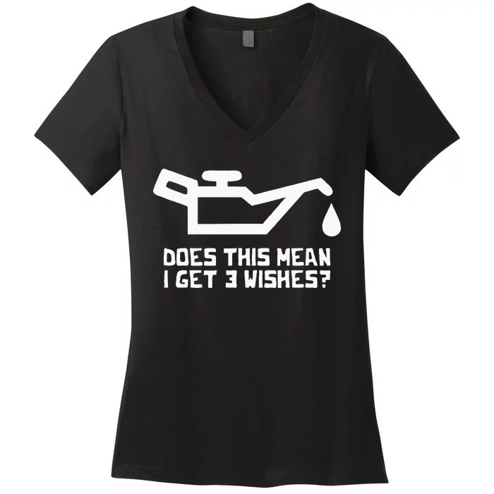 Car Tuning Greaser Engineer Mech Funny Mechanic Women's V-Neck T-Shirt