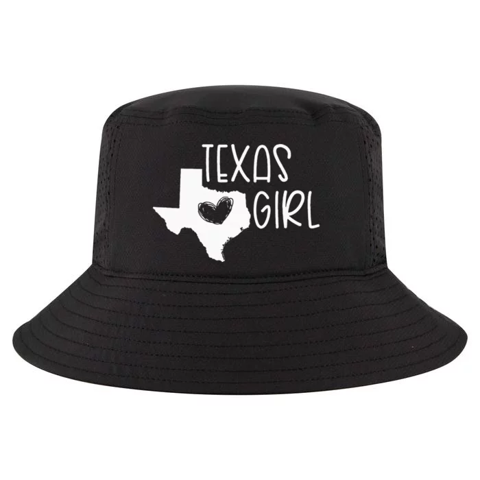 Cute Texas Girl I Love Texas Real Proud Texan Womens Cool Comfort Performance Bucket Hat