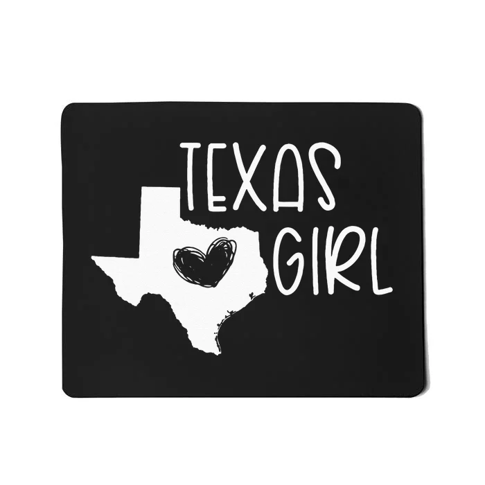 Cute Texas Girl I Love Texas Real Proud Texan Womens Mousepad