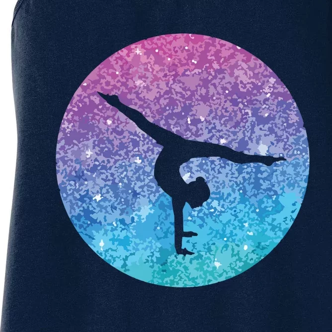 Cute Trendy Gymnastics Gift For Girl Teens And Women Women's Racerback Tank