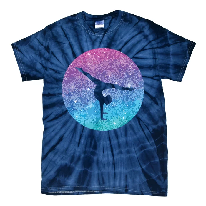 Cute Trendy Gymnastics Gift For Girl Teens And Women Tie-Dye T-Shirt