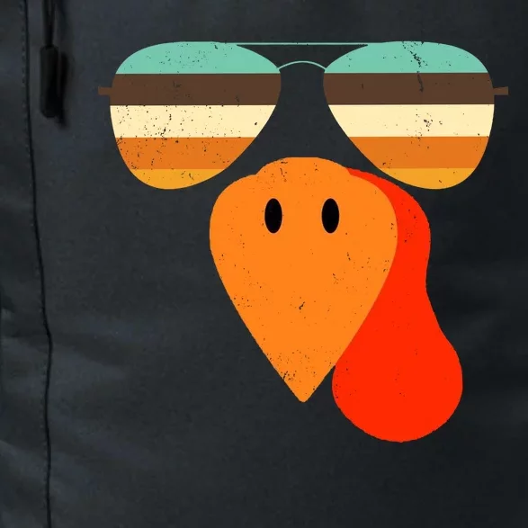 Cool Turkey Gobble Face Shades Funny Thanksgiving Daily Commute Backpack