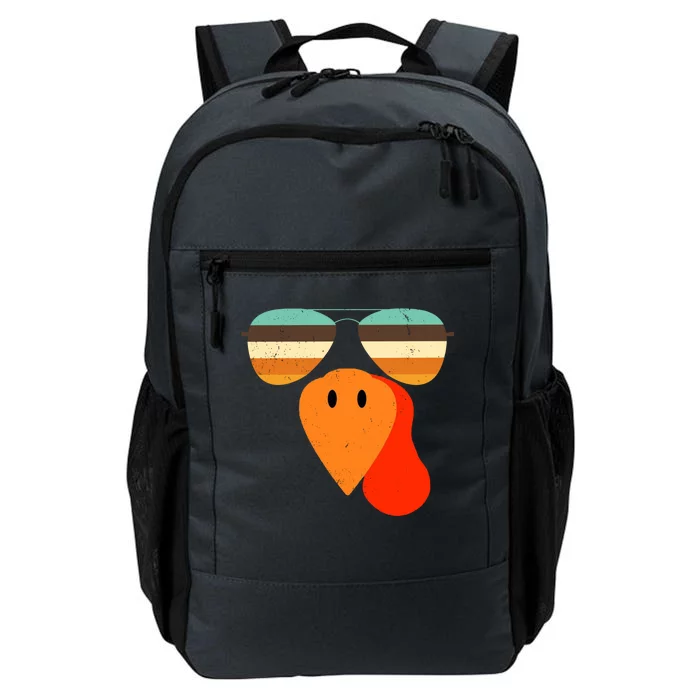 Cool Turkey Gobble Face Shades Funny Thanksgiving Daily Commute Backpack