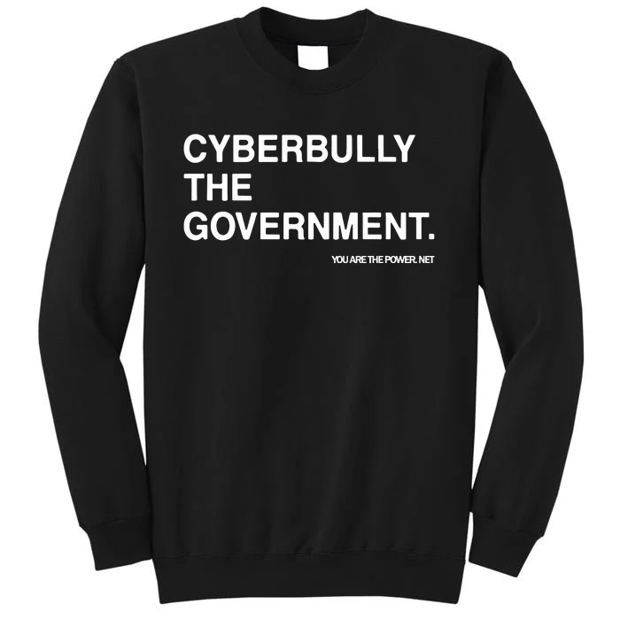 Cyberbully The Government You Are The Power Net Tall Sweatshirt