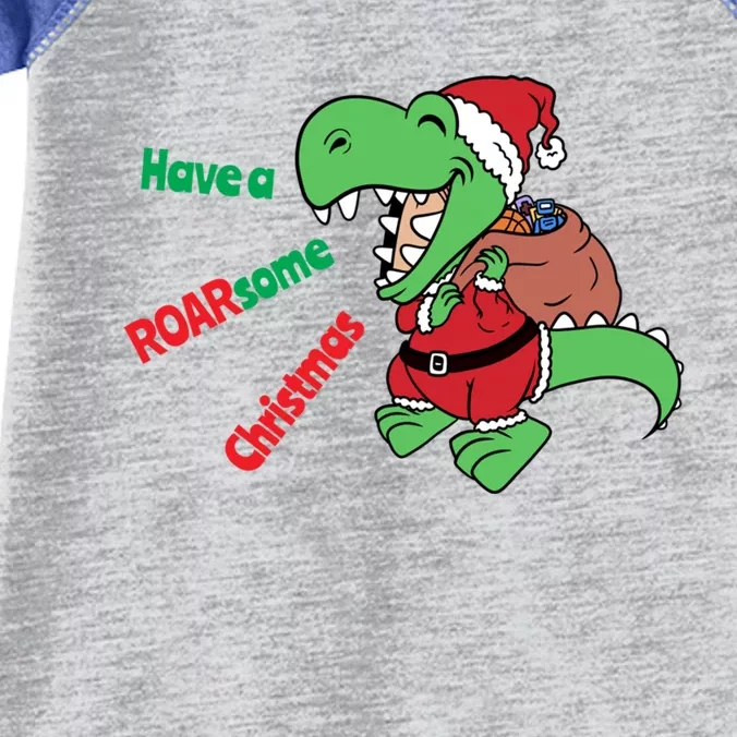 Christmas Trex Gift Have A Roarsome Christmas Gift Infant Baby Jersey Bodysuit