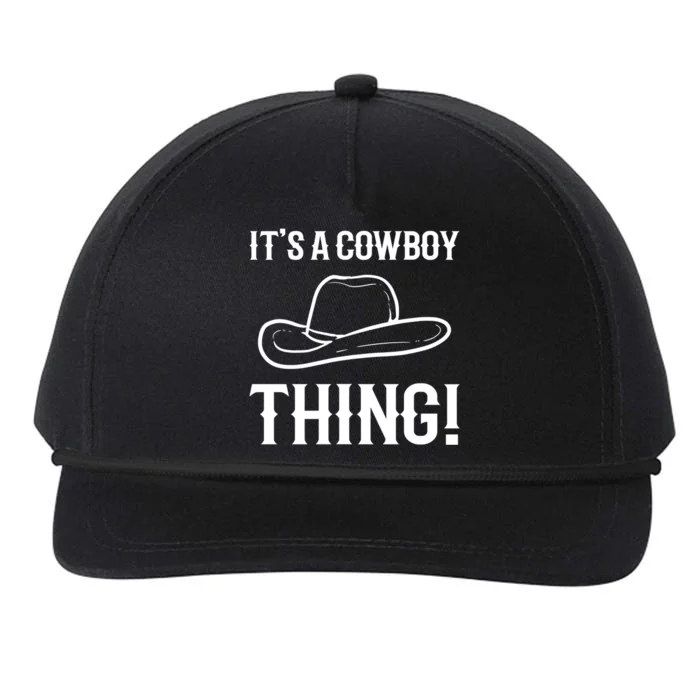 Cow Thing! Horse Lover Cool Gift Snapback Five-Panel Rope Hat