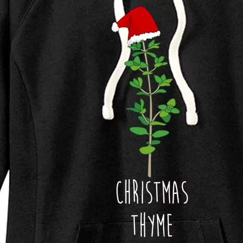 Christmas Thyme Holiday Women's Fleece Hoodie