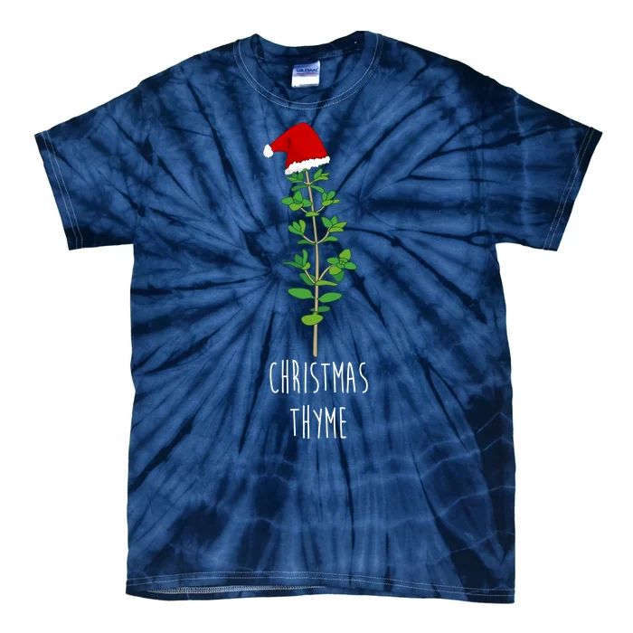 Christmas Thyme Holiday Tie-Dye T-Shirt