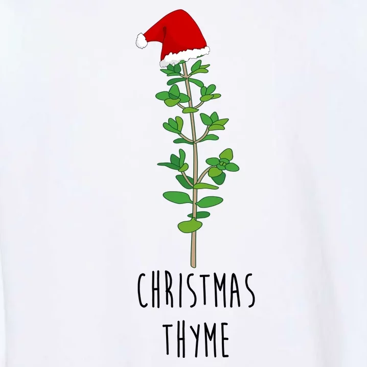 Christmas Thyme Holiday Garment-Dyed Sweatshirt