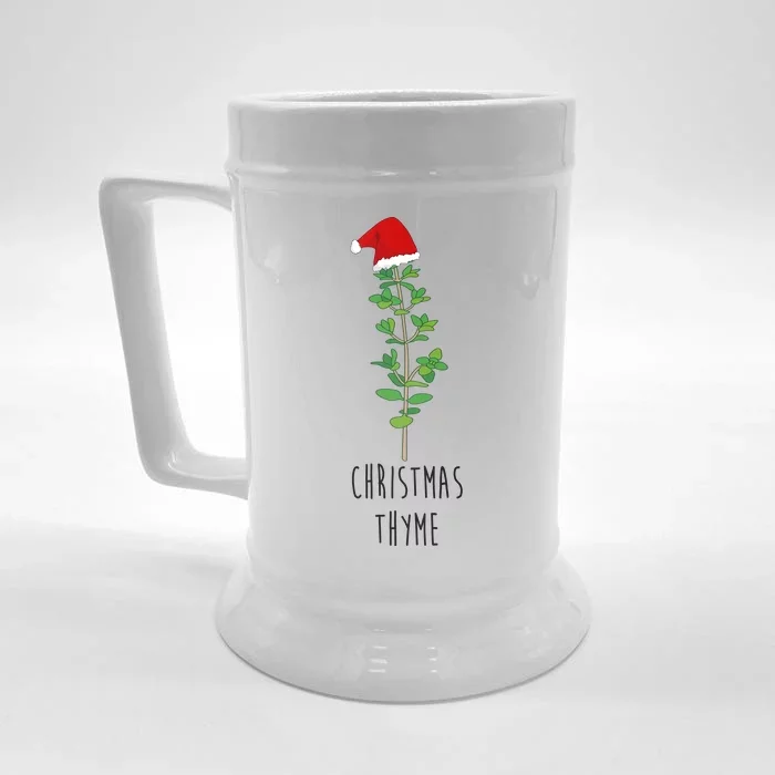 Christmas Thyme Holiday Front & Back Beer Stein