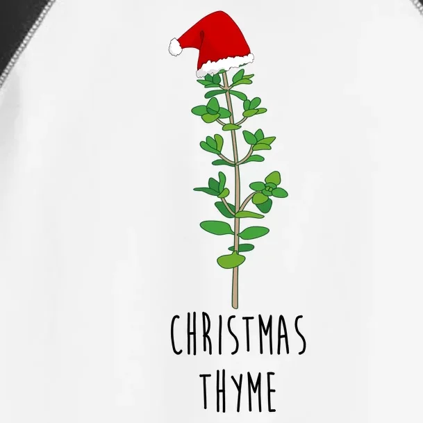 Christmas Thyme Holiday Toddler Fine Jersey T-Shirt