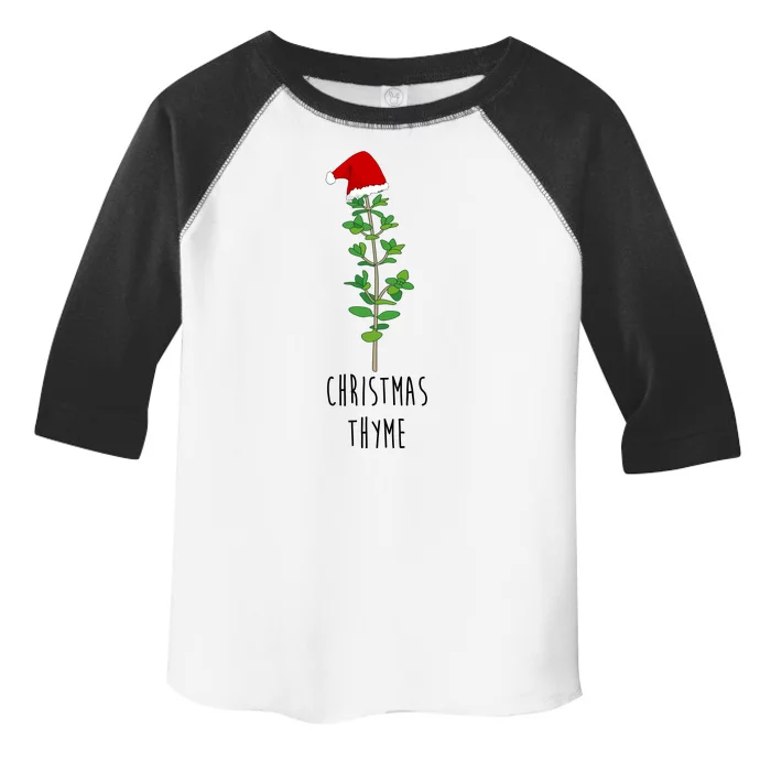 Christmas Thyme Holiday Toddler Fine Jersey T-Shirt