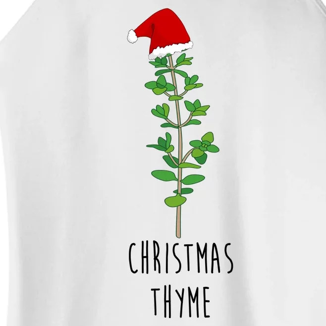 Christmas Thyme Holiday Women’s Perfect Tri Rocker Tank