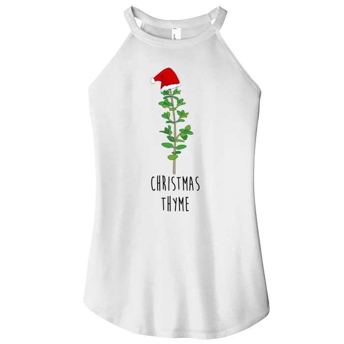 Christmas Thyme Holiday Women’s Perfect Tri Rocker Tank