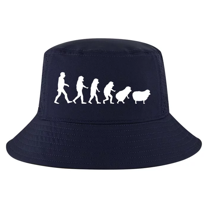 Conspiracy Theorist Human Evolution Wake Up Sheeple Sheep Cool Comfort Performance Bucket Hat