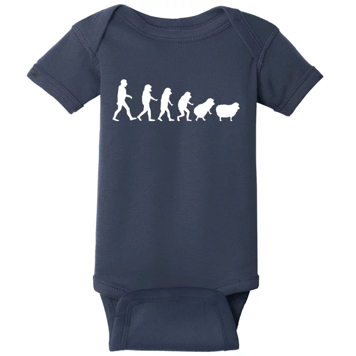 Conspiracy Theorist Human Evolution Wake Up Sheeple Sheep Baby Bodysuit