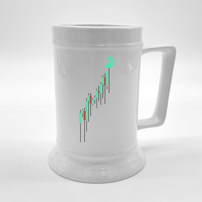 Crypto Trading Hodl Vintage Stock Front & Back Beer Stein