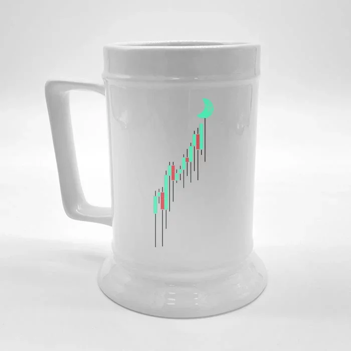 Crypto Trading Hodl Vintage Stock Front & Back Beer Stein