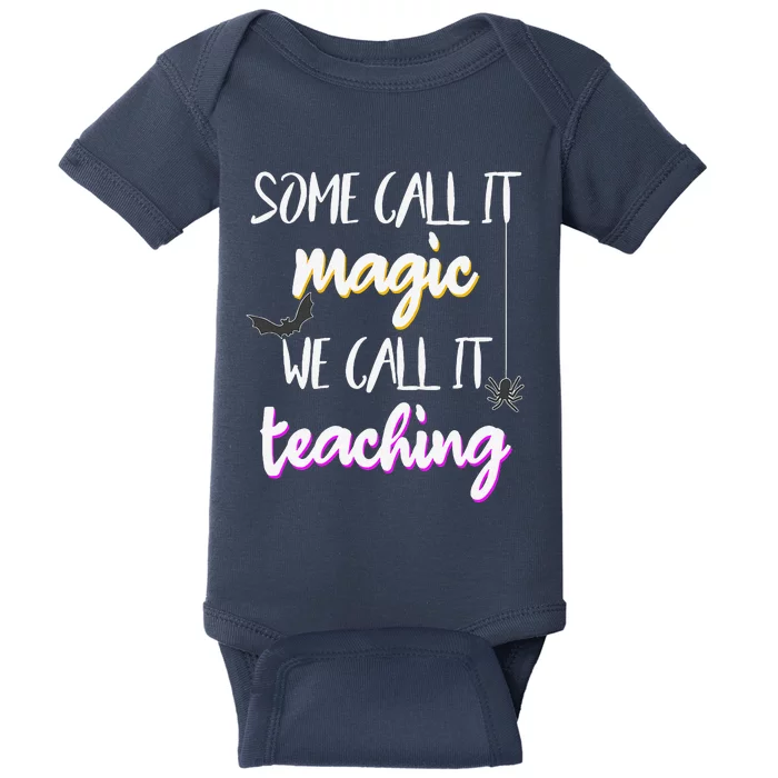 Cute Teacher Halloween Design For Spooky School Parties Baby Bodysuit