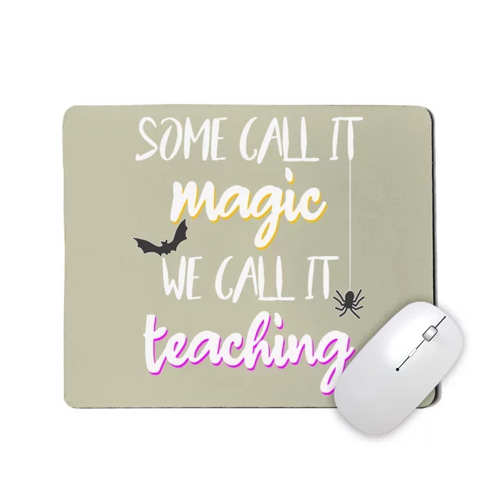 Cute Teacher Halloween Design For Spooky School Parties Mousepad