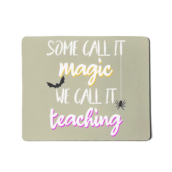 Cute Teacher Halloween Design For Spooky School Parties Mousepad