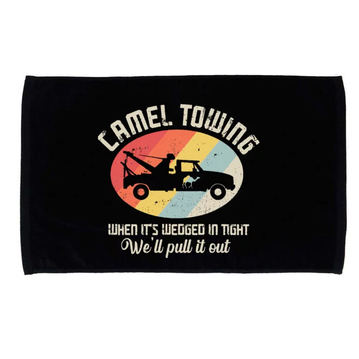 Camel Towing Halloween Retro Microfiber Hand Towel