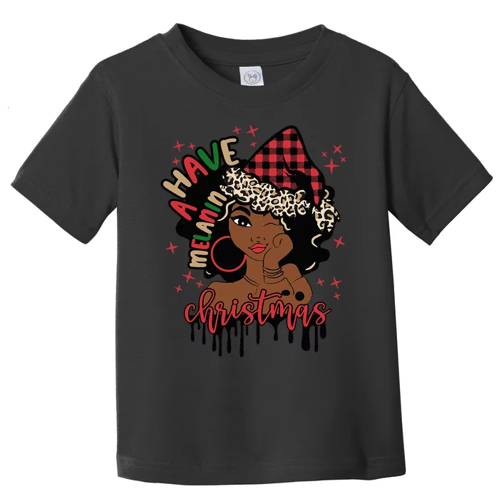 Celebrate the Holidays with Melanin Magic Toddler T-Shirt