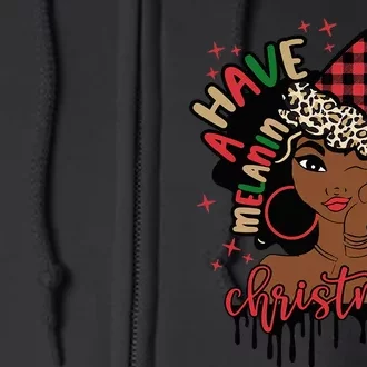 Celebrate the Holidays with Melanin Magic Full Zip Hoodie