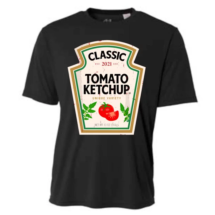 Classic Tomato Halloween Costume Diy Condiments Halloween Cooling Performance Crew T-Shirt