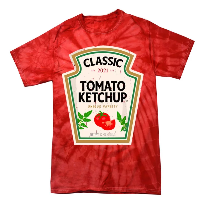 Classic Tomato Halloween Costume Diy Condiments Halloween Tie-Dye T-Shirt