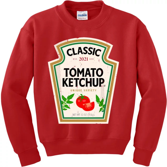 Classic Tomato Halloween Costume Diy Condiments Halloween Kids Sweatshirt