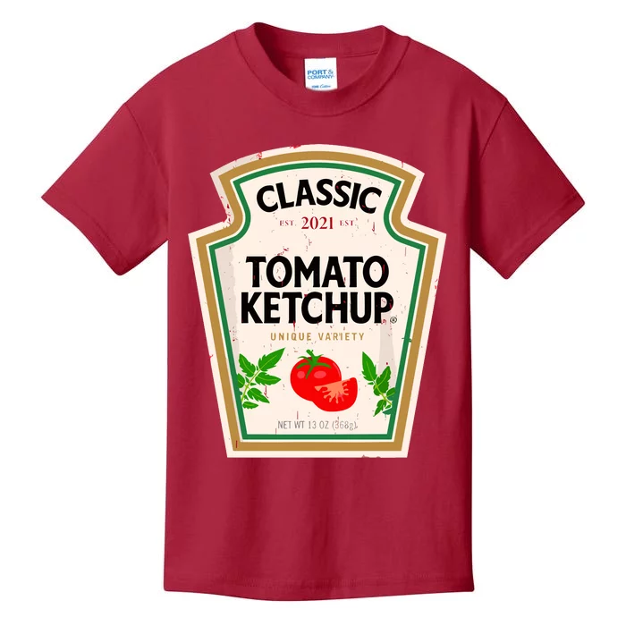 Classic Tomato Halloween Costume Diy Condiments Halloween Kids T-Shirt