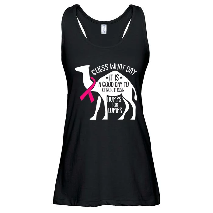 Check Those Humps Lumps Breast Cancer Awareness Warrior Ladies Essential Flowy Tank