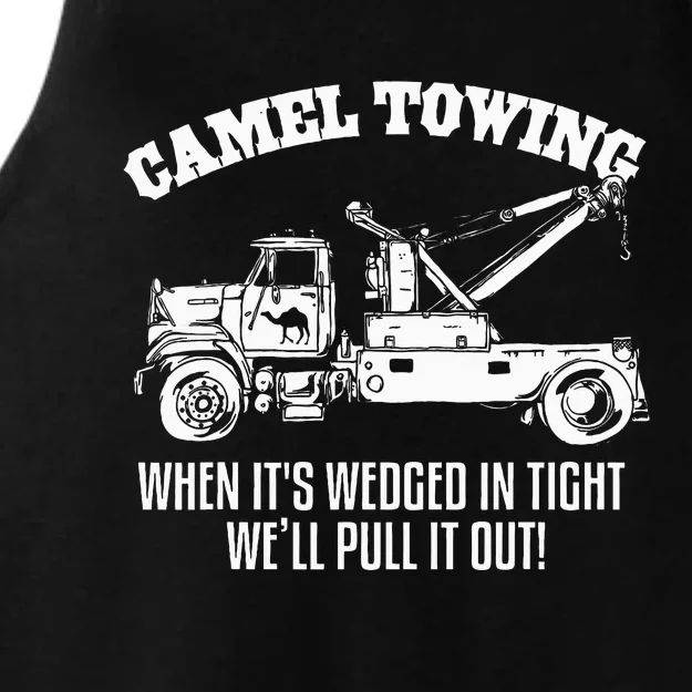 Camel Towing Halloween Ladies Tri-Blend Wicking Tank