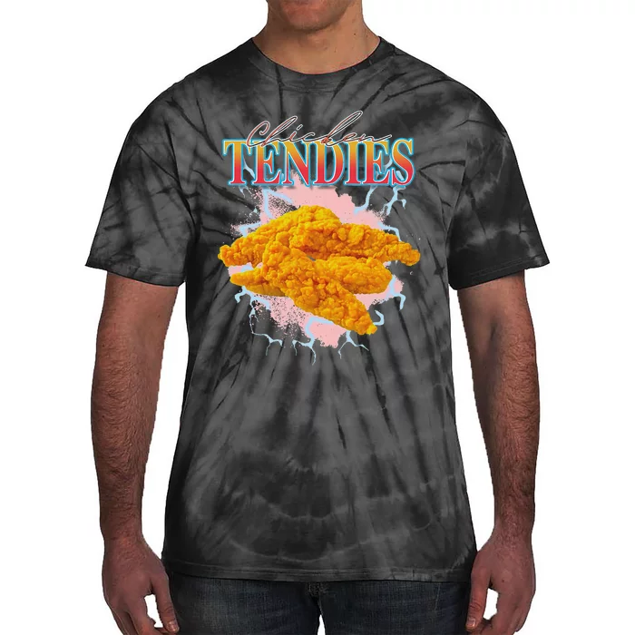 Chicken Tendies Heavy Metal World Hardcore Music Tie-Dye T-Shirt