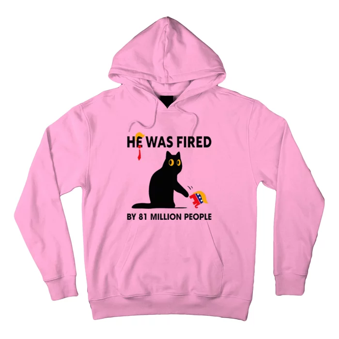 Cat Trump He Was Fired By 81 Million People Kamala Harris Hoodie