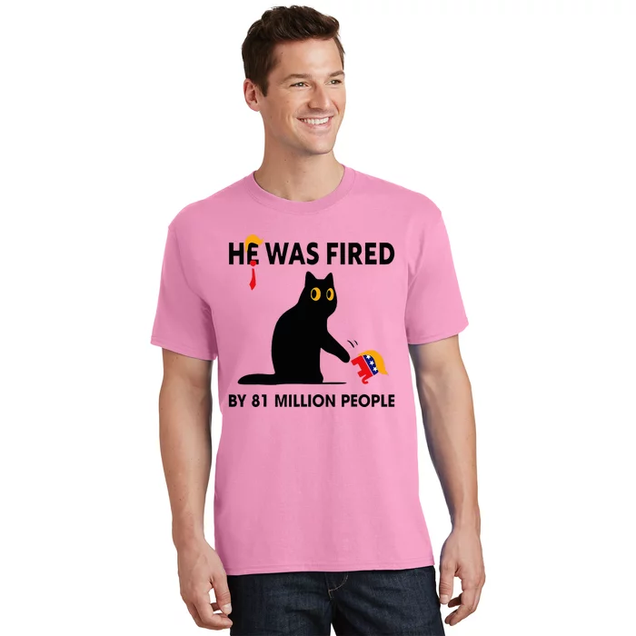 Cat Trump He Was Fired By 81 Million People Kamala Harris T-Shirt