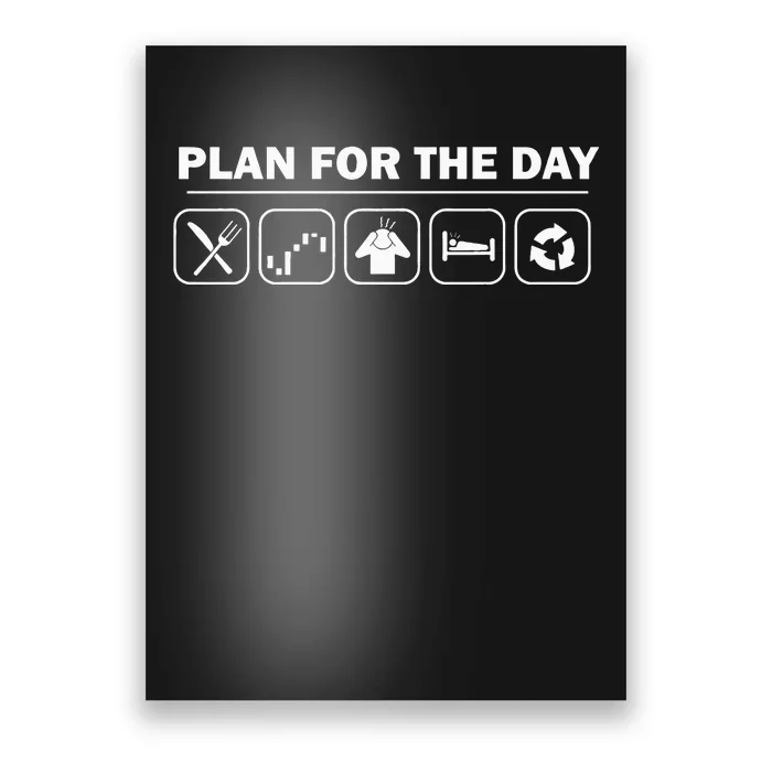 Crypto Trading Holder Stock Investing Plan For The Day Poster