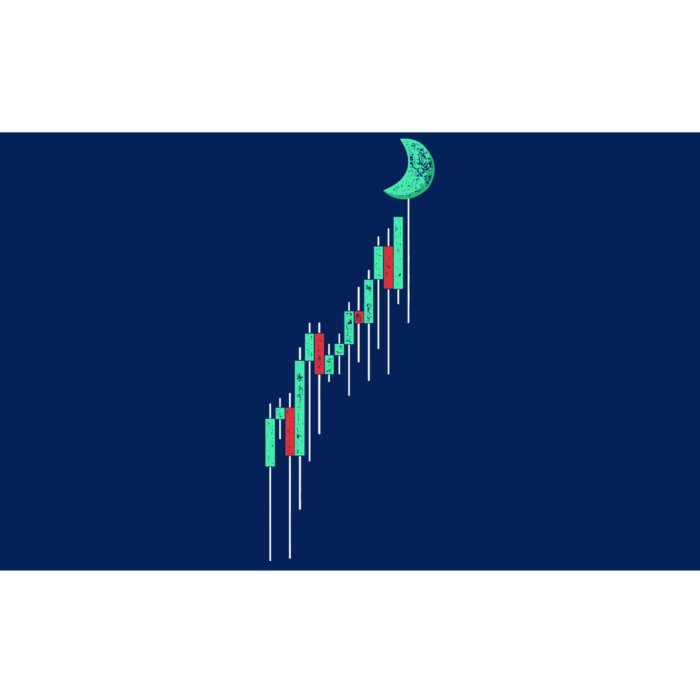 Crypto Trading Hodl Vintage Stock Chart To The Moon Bumper Sticker