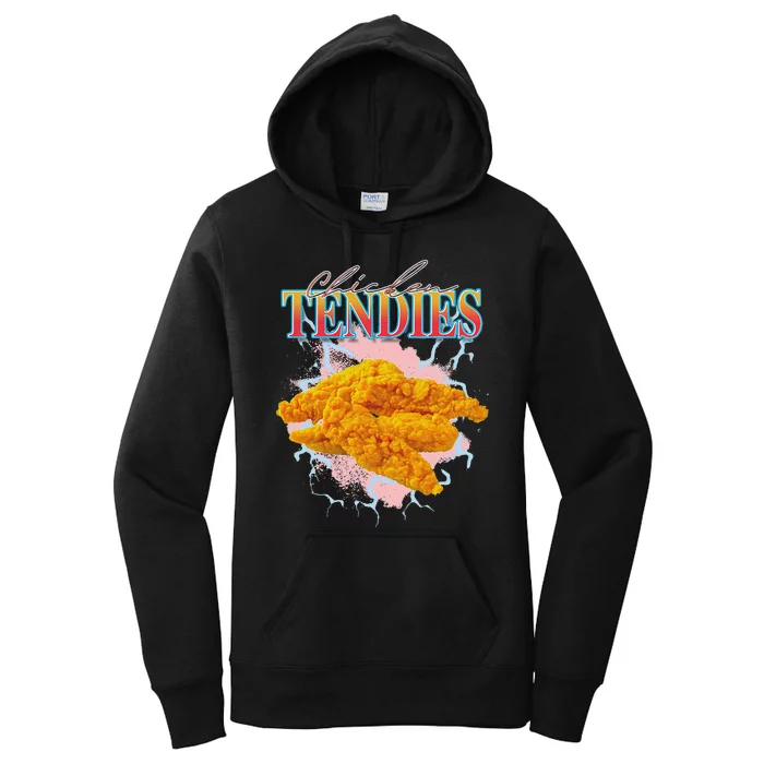 Chicken Tendies Heavy Metal World Hardcore Music Women's Pullover Hoodie