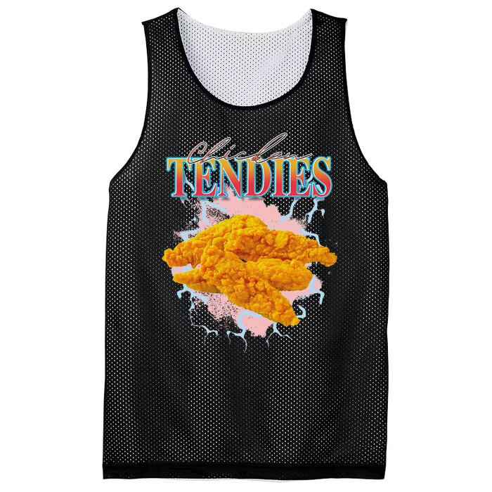 Chicken Tendies Heavy Metal World Hardcore Music Mesh Reversible Basketball Jersey Tank