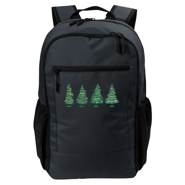 Christmas Trees Holiday Season Daily Commute Backpack