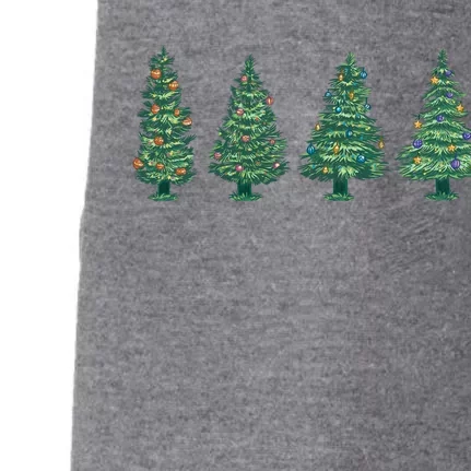 Christmas Trees Holiday Season Doggie 3-End Fleece Hoodie