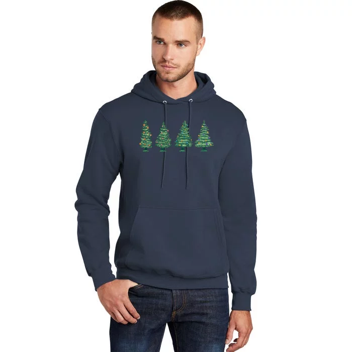 Christmas Trees Holiday Season Tall Hoodie