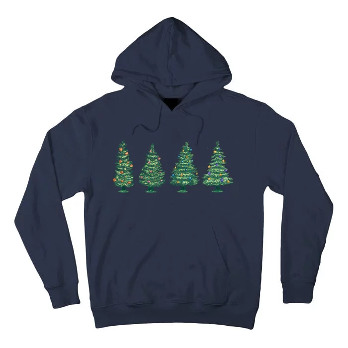 Christmas Trees Holiday Season Tall Hoodie