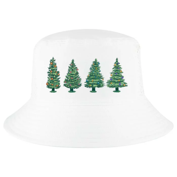 Christmas Trees Holiday Season Cool Comfort Performance Bucket Hat