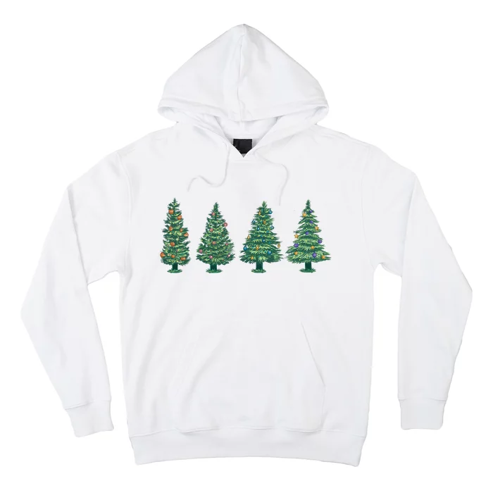 Christmas Trees Holiday Season Hoodie